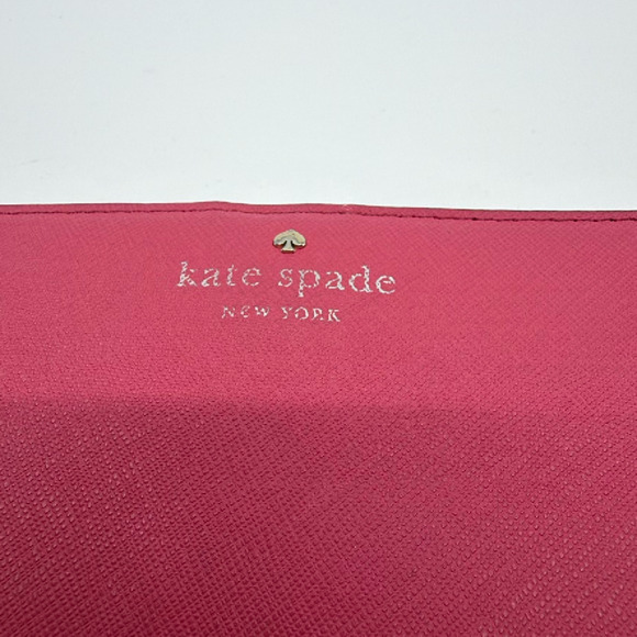 Kate Spade Continental Pink Saffiano Leather Wallet - Picture 2 of 8